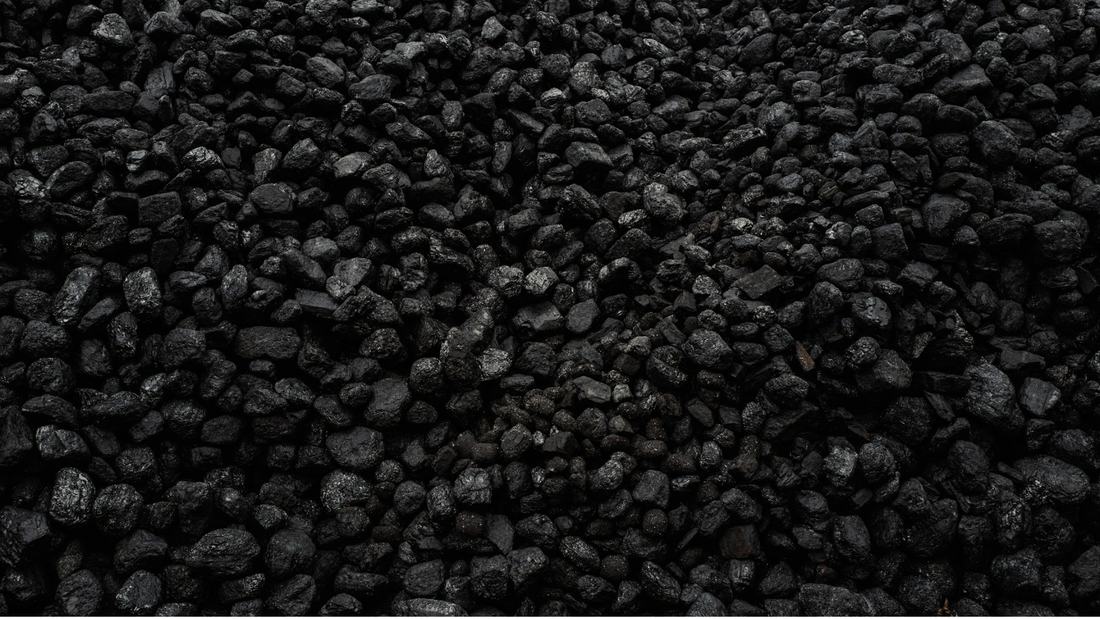 Pile of smokeless coal